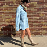Vintage Denim Oversized Shirt