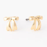 Juliet Gold Bow Earring