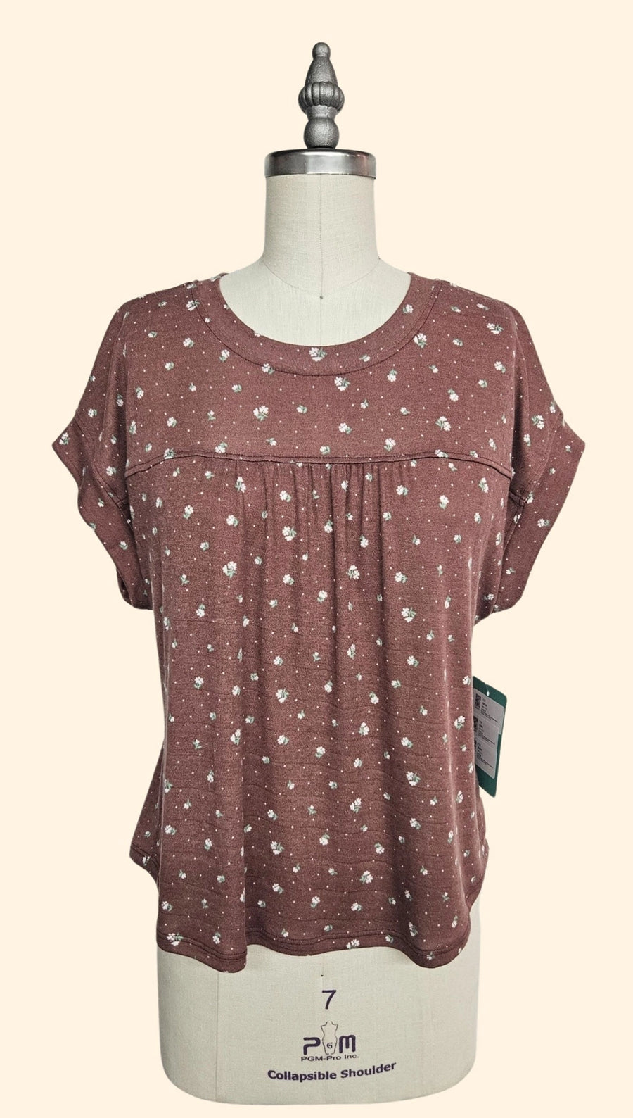 Ditsy Floral Knit Top