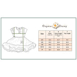 Girls Emerald Floral Dress