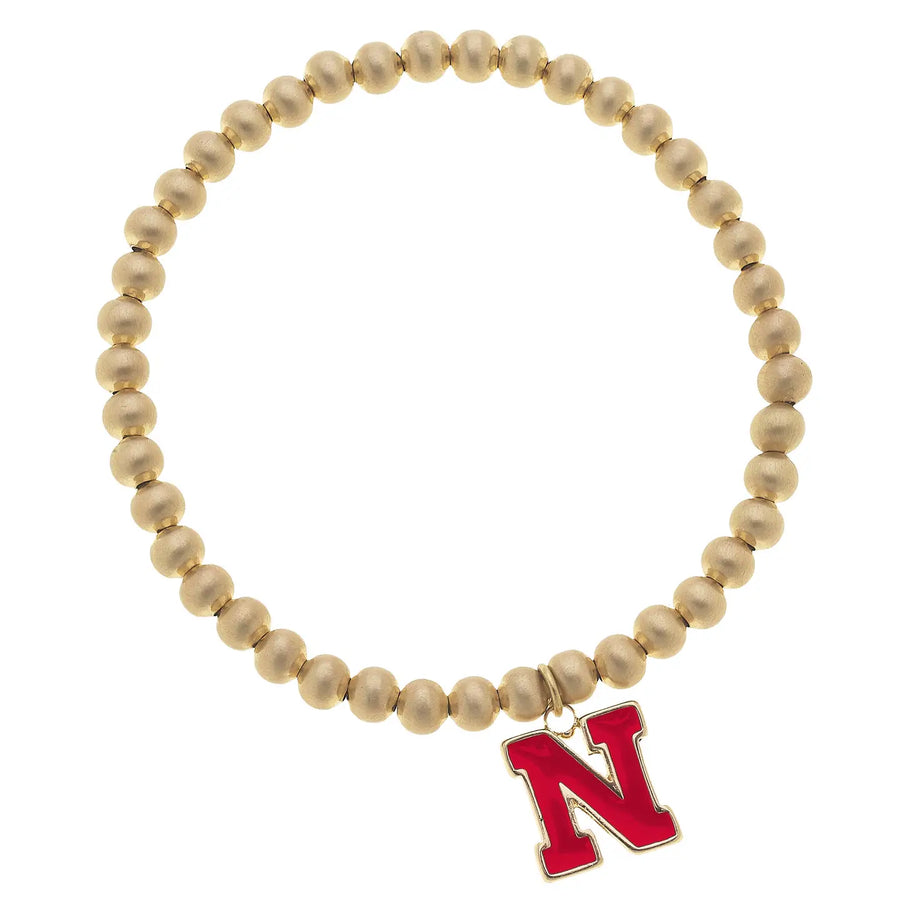 Nebraska N Stretch Bracelet