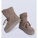 Noaya Chunky Faux Fur Boots