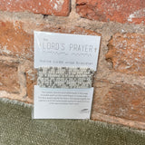 Lord's Prayer More Code Wrap Bracelet or Necklace