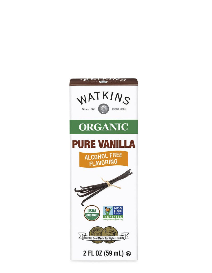 The Watkins Co. - Organic Pure Vanilla Alcohol Free Flavoring, 2 fl oz