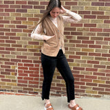 Camel Corduroy Vest