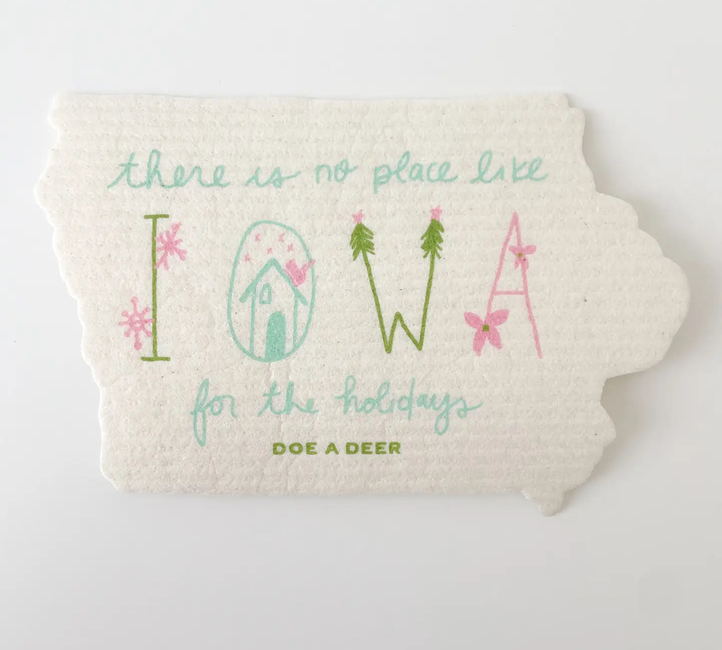 Doe A Deer Swedish Dishcloth