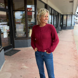 Raglan Sleeve Knit Cardigan