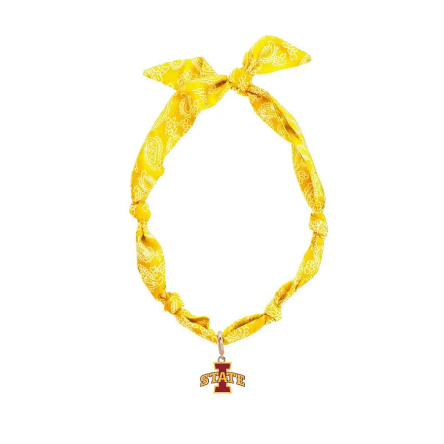 Iowa State Cyclone Logo Bandana Necklace