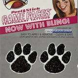 Wolves Paw Game Face Temporary Tattoo