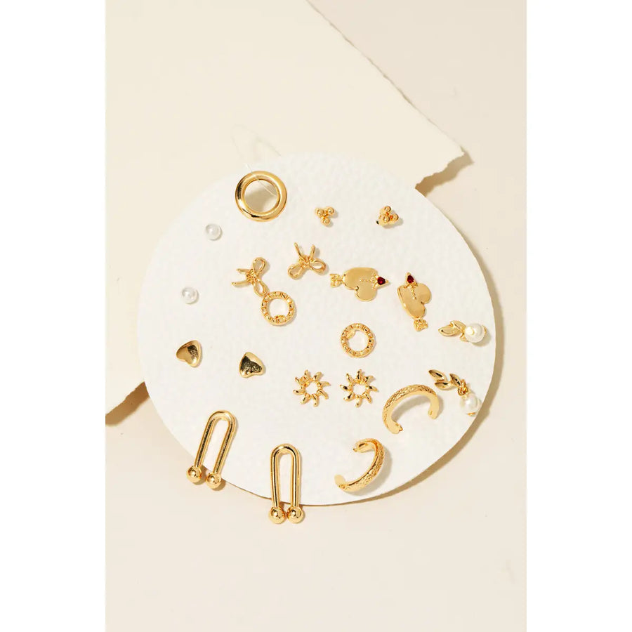 Love Theme Studs & Hoops Set