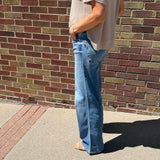 Highwaisted Angelina Column Straight Jeans