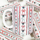 Christmas Wrapping Paper Mug 11oz