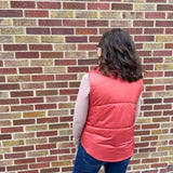 Puffer Vest w/Snap Placket