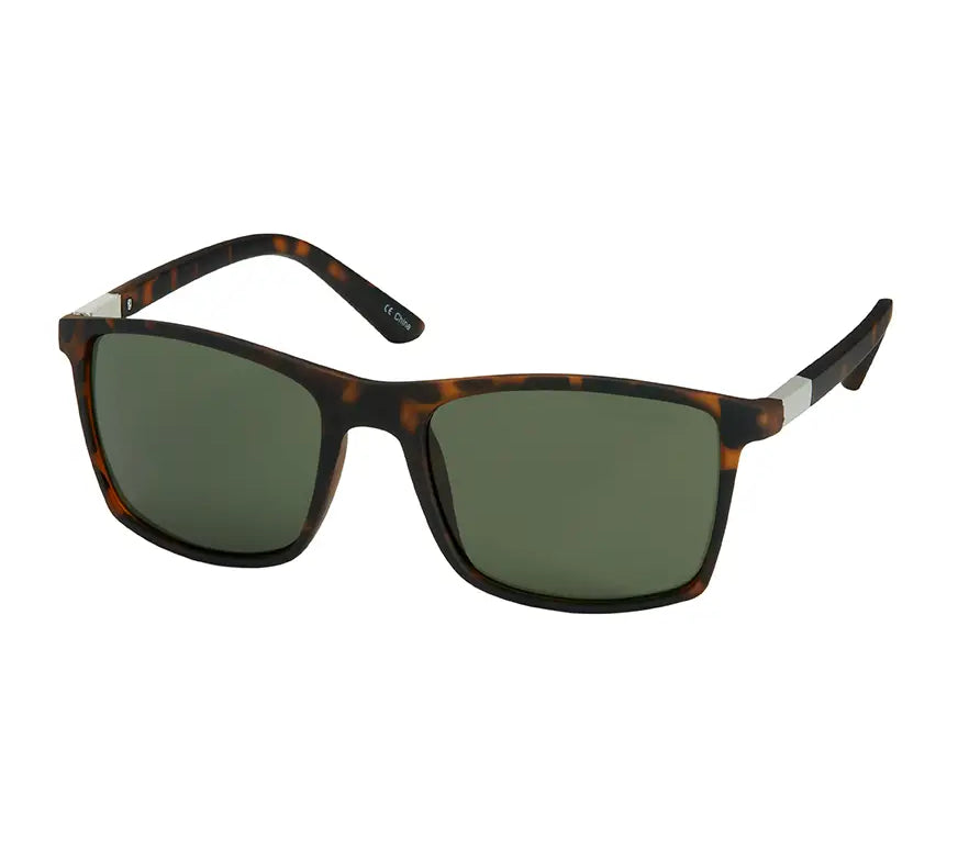 Blue Gem Onyx and Tort Wrap Sunglasses