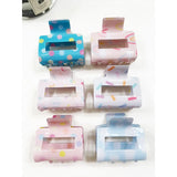 Pastel Pattern Medium Claw Clip