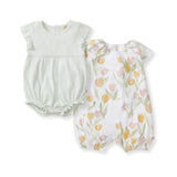 Infant Bubble Textured Ribbed Romper
