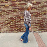 Raglan Sleeve Half Button Up Pullover