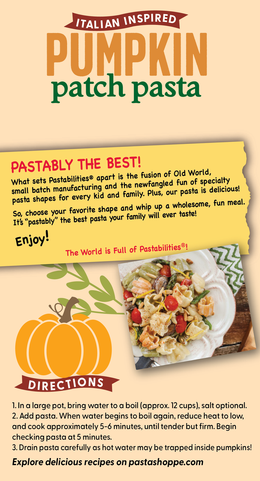 PB - Pumpkin Patch Pasta