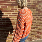 Button Down Textured Cardigan Sweater