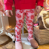 Kids Candy Cane Leggings