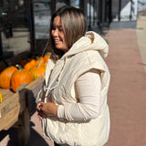Hooded Bubble Puffer Vest