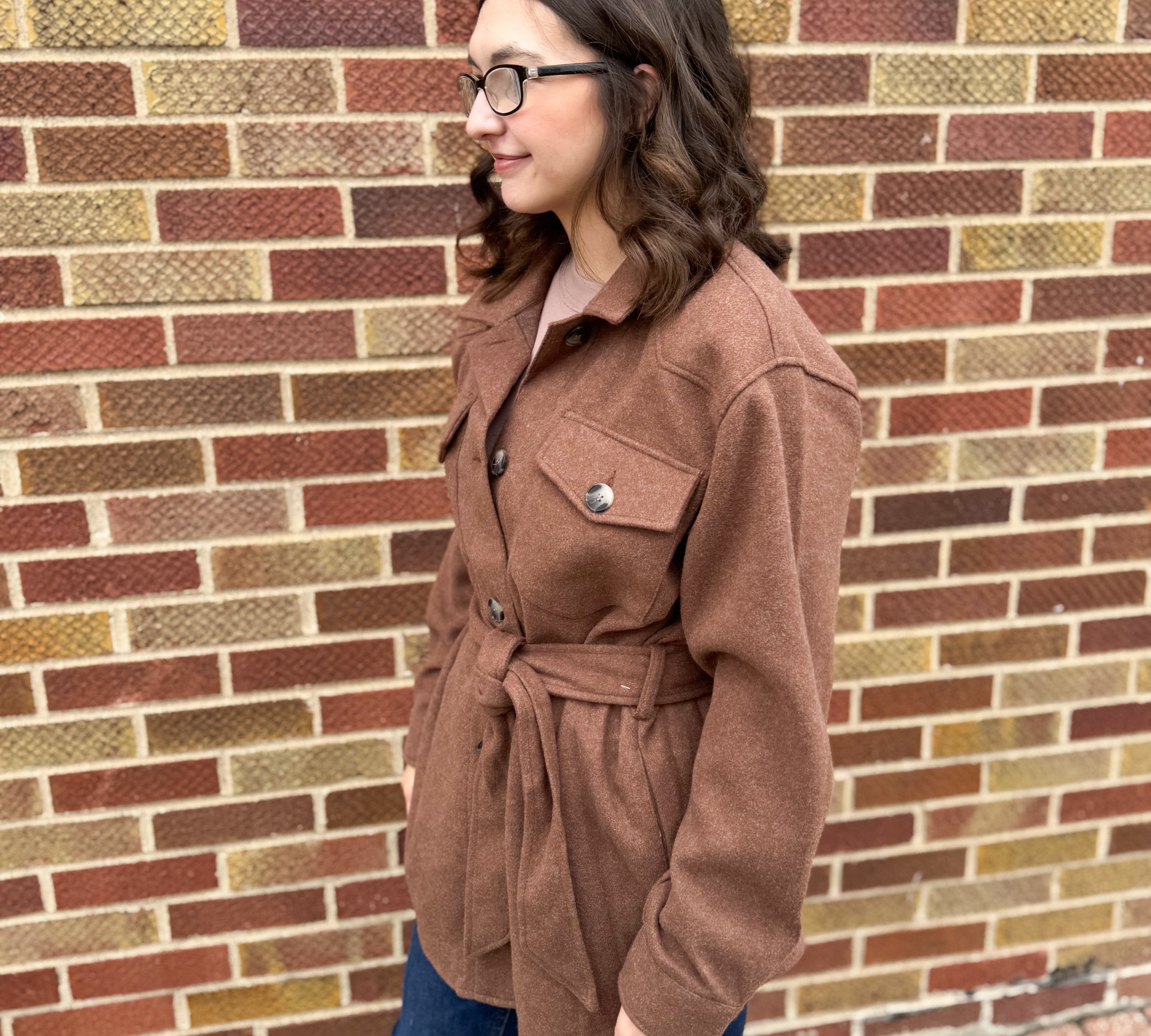 Wool Belted Jacket