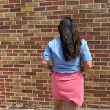 French Terry Ribbed Skort