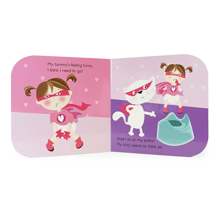 Potty Superhero Girl Book