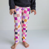 Girls Checkered Leggings