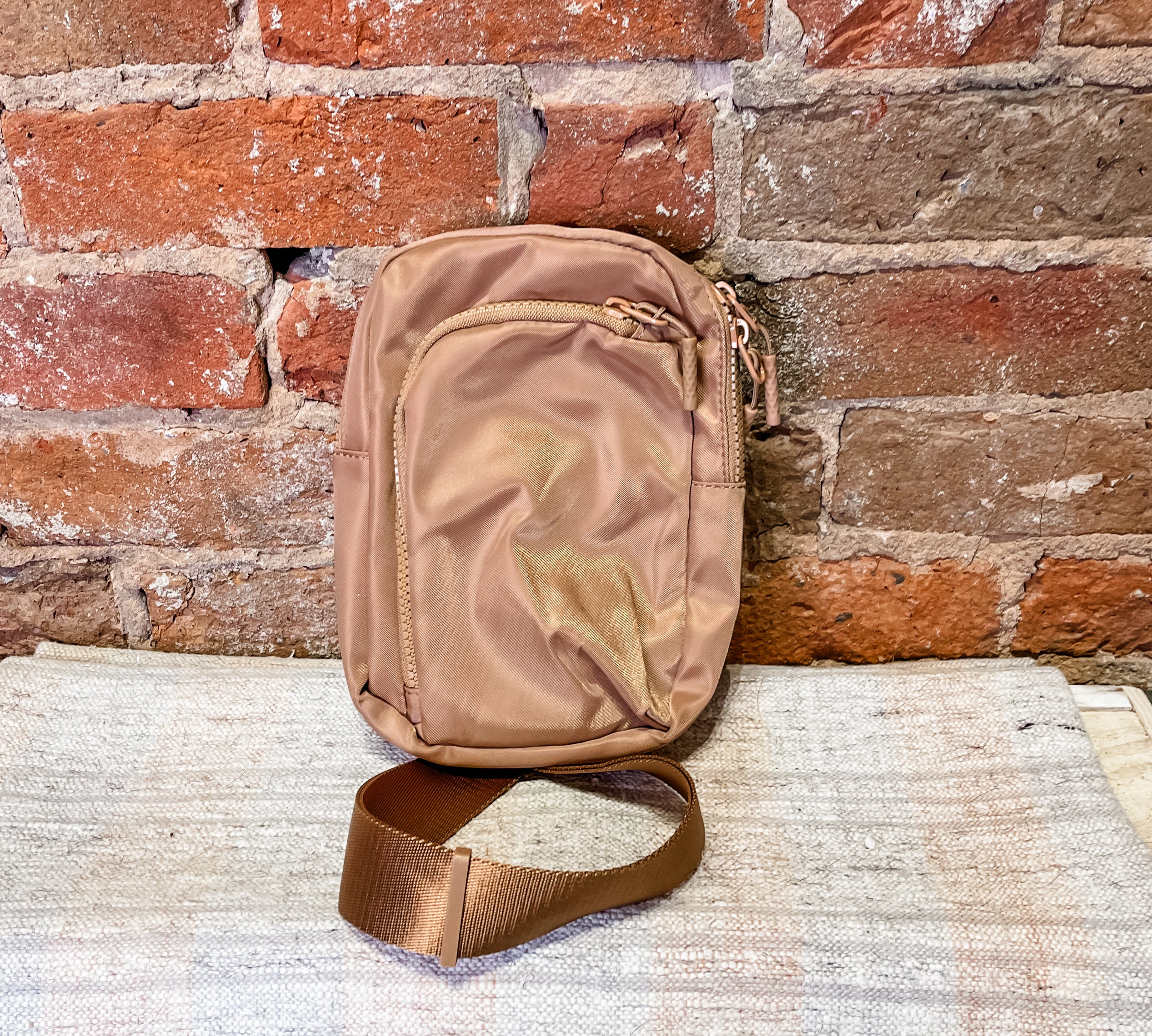 Solid Sporty Sling Bag