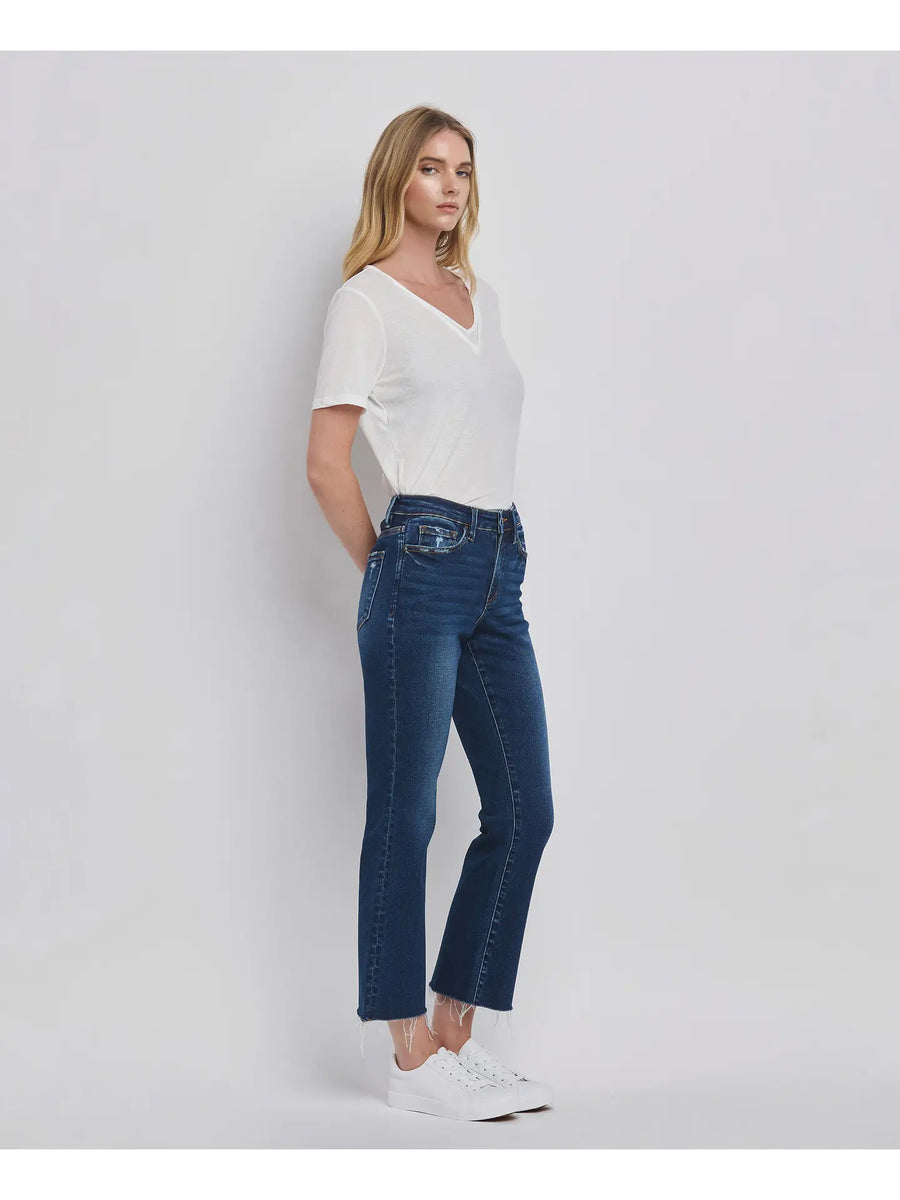 High Rise Mini Ankle Bootcut Vervet Jeans