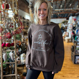 MP Brown Round Logo Crewneck