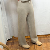 Textured Sweater Pants
