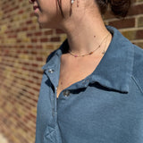 Mineral Washed Polo Sweatshirt