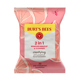 Burt's Bee's 3 in 1 Facial Towelettes 30ct