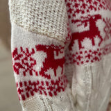 Christmas Pattern Cable Knit Sweater