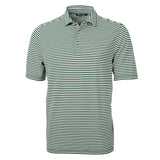 Mens Eco Pique Stripe Recycled Polo