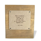 Anne Frank Best Days Quote Block