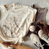 Cheetah Baseball Graphic Tee