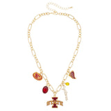 Iowa State Cyclone Charm Necklace