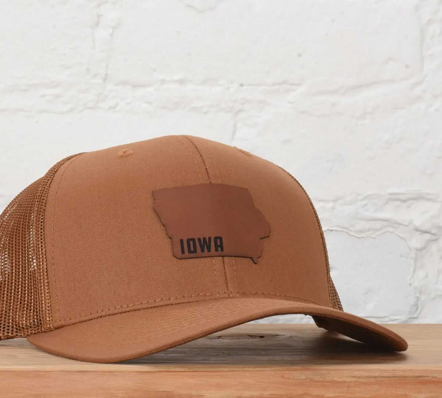 State of Iowa Shape Snapback Hat