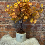 Autumn Salal Leaf Spray 29”