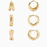 Huggie Hoop Set of 3