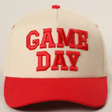 Red/Cream Game Day Trucker Hat