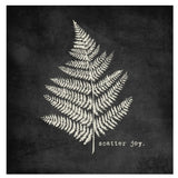Scatter Joy Fern Leaf Sign 7x7"