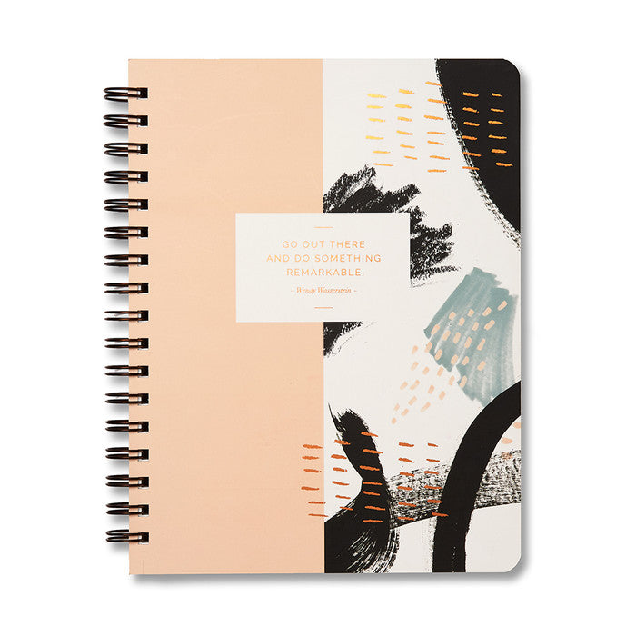 Go Out There Spiral Notebook