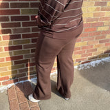 Plus Modal Scuba Straight Pants