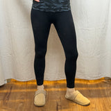 Black Fleece Leggings