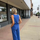 Modal Knit Sleeveless Jumpsuit
