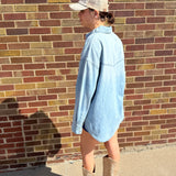 Vintage Denim Oversized Shirt